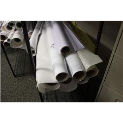 LOT OF PHOTO BASE GLOSS AND MISC ROLLS OF PAPER