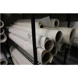 LOT OF PHOTO BASE GLOSS AND MISC ROLLS OF PAPER