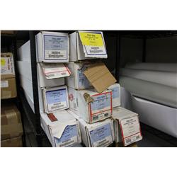 LOT OF PHOTO BASE GLOSS AND MISC ROLLS OF PAPER