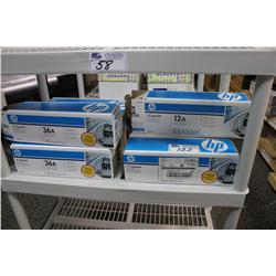 LOT OF HP TONER CARTRIDGES