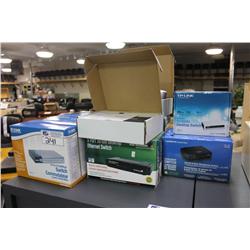 LOT OF NEW COMPUTER SWITCHES APPROX 19