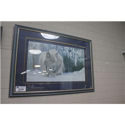 FRAMED PRINT THE BOBCAT BY ROBERT BATEMAN