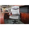 Image 2 : DARK BROWN LEATHER EXECUTIVE OFFICE CHAIR