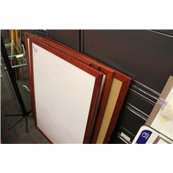 LOT OF WHITE BOARDS