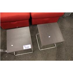 2 WOOD COFFEE TABLES