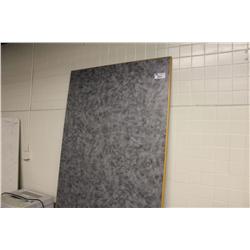 MAPLE FRAME WITH BRUSHED INLAY 16' BOARDROOM TABLE