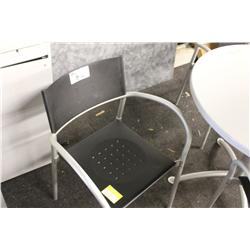 BLACK LUNCHROOM CHAIR