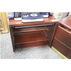 MAHOGANY COMPUTER TABLE
