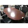 Image 1 : MAHOGANY 6' BOARDROOM TABLE