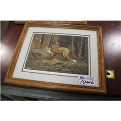 LIMITED EDITION PRINT 430/2950 RED FOX BY ROSE