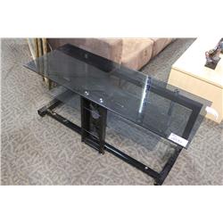 GLASS 2 TIER AV STAND
