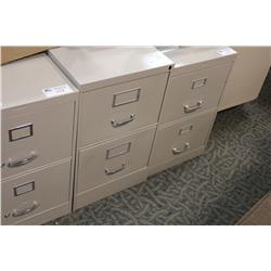 BEIGE 2 DRAWER LEGAL FILE CABINET