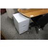 Image 2 : CHERRY DESK AND MOBILE FILE PEDESTAL
