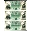 Image 1 : Banco Nacional, 1881 Issue Uncut Specimen Sheet of 3.