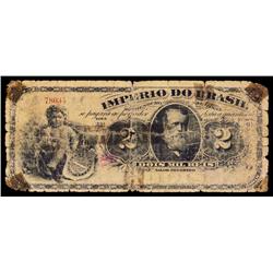 Imperio Do Brazil, Estampa 6, 1869 Issue.