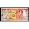 Image 1 : Banque Nationale Du Congo, 50 Makuta, 1970 Issue Specimen.