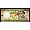 Image 1 : Banque Nationale Du Congo, 1 Zaires = 100 Makuta, 1968 Issue Specimen.
