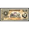 Image 1 : El Banco Anglo Ecuatoriano, 1885 Provisional Issue Unlisted Denomination.