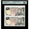 Image 1 : Bank Markazi Iran Unissued Uncut Pair.