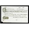 Image 1 : Bank of Mauritius Bourbon & Dependencies, ca.1815 Issue 1 Crown Note.