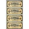 Image 1 : Ejercito Constitucionalista De Mexico, Decree of Feb. 12, 1914 Uncut Sheet of 4 Notes.