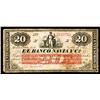 Image 1 : El Banco Navia y Ca., 1865 Issue Banknote.