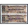 Image 1 : Original Little Louisiana Co. of San Francisico Uncut Lottery Ticket Pair.