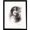 Image 1 : Danforth, Wright & Co. Portrait of Young Woman Throwing Flowers.