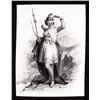 Image 1 : Early Banknote Printer Vignette of Native American Woman.