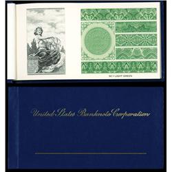 United States Bank Note Company Color Sample Book.