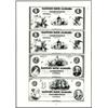 Image 1 : Eastern Bank of Alabama Uncut Sheet of 4 Proofs.