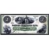 Image 1 : Maryland. Farmers and Merchants Bank “Spelling Error” Obsolete Banknote.