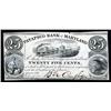 Image 1 : Patapsco Bank of Maryland Obsolete Banknote Certificate of Deposit.