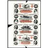 Image 1 : State of Mississippi Uncut Sheet of 4 Proofs.