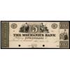 Image 1 : Mechanics Bank ca.1830's Obsolete Proof.