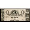 Image 1 : Windham Bank ca.1830's Obsolete Proof.