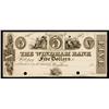Image 1 : Windham Bank ca.1830's Obsolete Proof.
