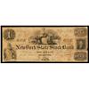 Image 1 : New York State Stock Bank, Obsolete Banknote.