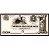 Image 1 : Farmers and Planters Bank Baltimore, ca.1830's Obsolete Proof.