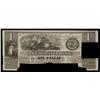 Image 1 : Andover Bank With Banknote Pricing on Back, ca.1830's Obsolete Proof.