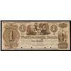 Image 1 : Wolfborough Bank, 1839 Issue Obsolete Color Specimen in Brown.
