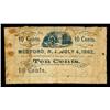 Image 1 : Medford, N.J., July 4, 1862 Obsolete Scrip Note.