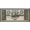 Image 1 : Albany City Bank, ca.1830's Obsolete Proof.