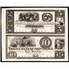 Image 1 : Phenix Bank of Providence, ca.1830's Uncut Obsolete Proof Sheet of 2.
