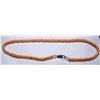Image 4 : 16" Pale Peach Pearl Single Strand Necklace