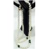 Image 2 : 18" Double Strand Pearl Necklace