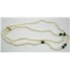 Image 3 : 18" Double Strand Pearl Necklace