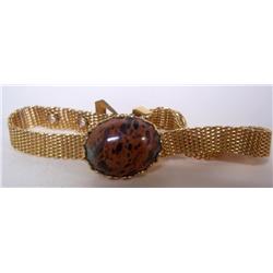 Belt Band Bracelet w/ Decorative Stone