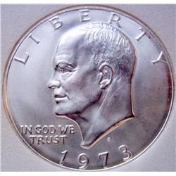 1953-S Eisenhower Silver Dollar MS-70 w/ C.O.A