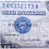 Image 3 : 3 1957 $1 Silver Certificates " Blue Seals"